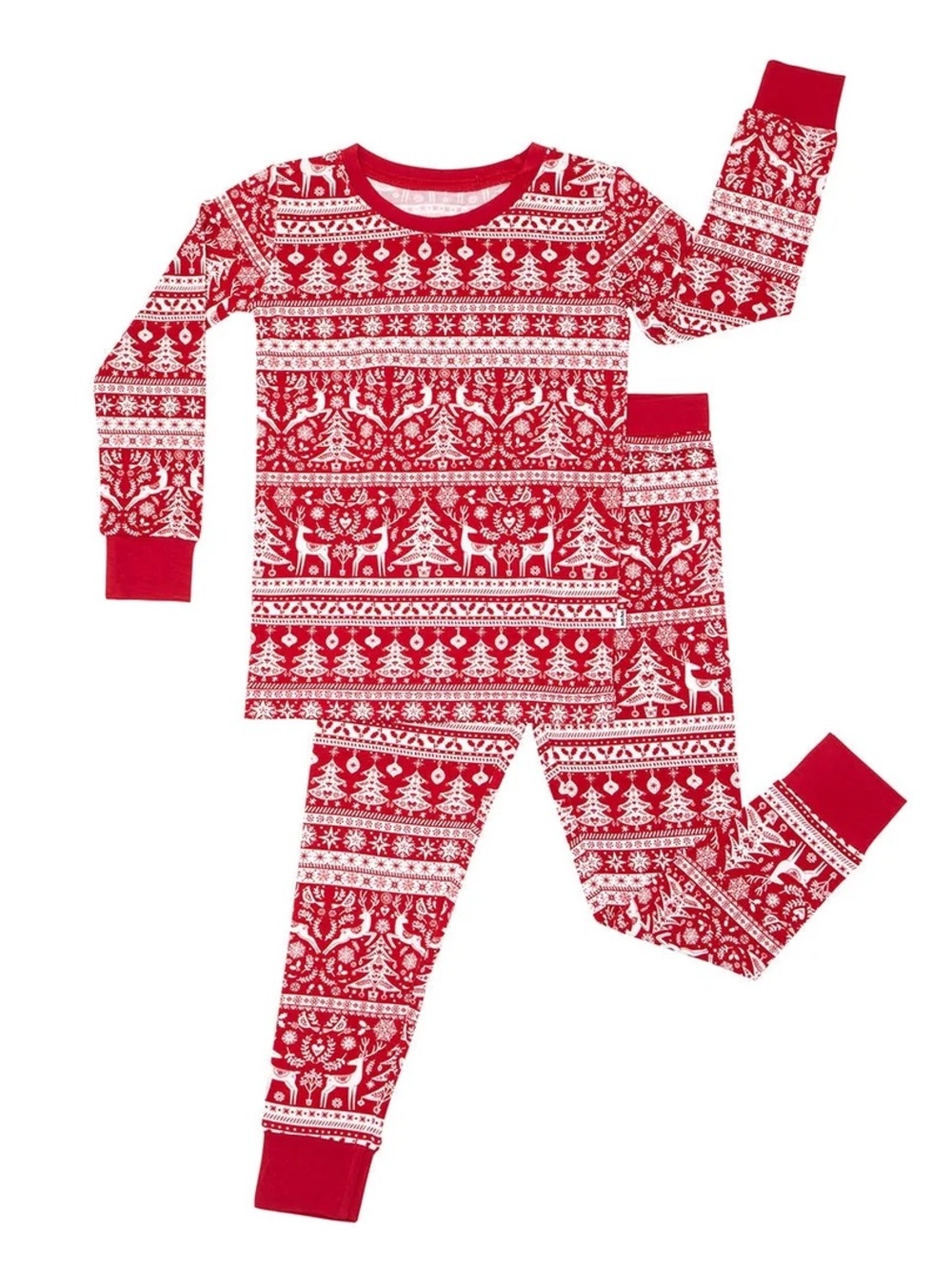 Little Sleepies Christmas Reindeer Cheer Two Piece Pajamas 2T